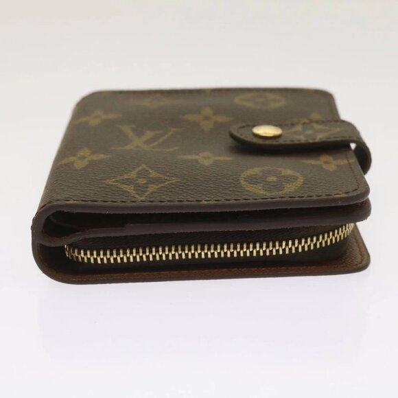LOUIS VUITTON Monogram Compact Zip Wallet M61667 LV Auth am5633M - Picture 7 of 16